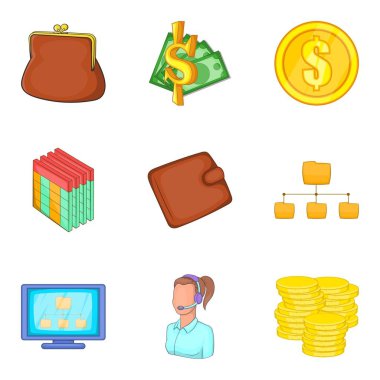 Zengin simgeler ayarla, tarzı çizgi film