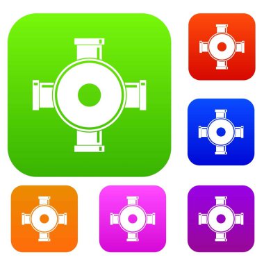 Boru montaj renk koleksiyonu ayarla