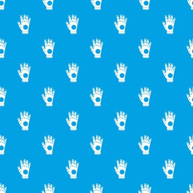 Elektronik eldiven desen kesintisiz mavi