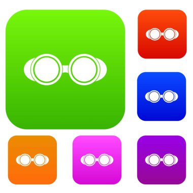 Gözlük kaynak renk koleksiyonu ayarla