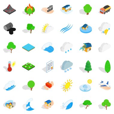 Küre Icons set, izometrik stili