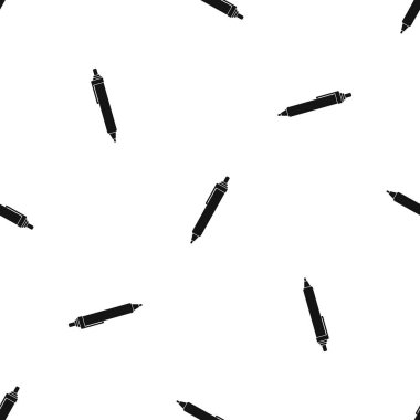 Kalem desen sorunsuz siyah