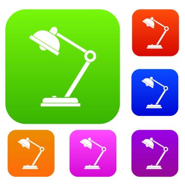 Masa lambası renk koleksiyonu ayarla