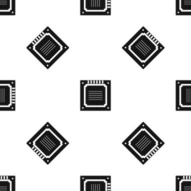 Modern çok çekirdekli Cpu desen sorunsuz siyah