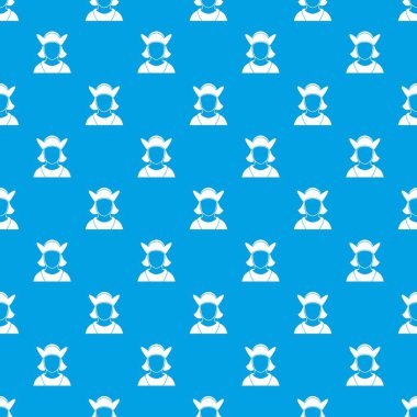 Erkek avatar desen kesintisiz mavi