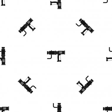 El matkap desen sorunsuz siyah