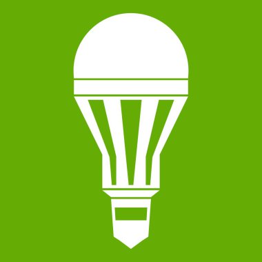 LED ampul simgesi yeşil