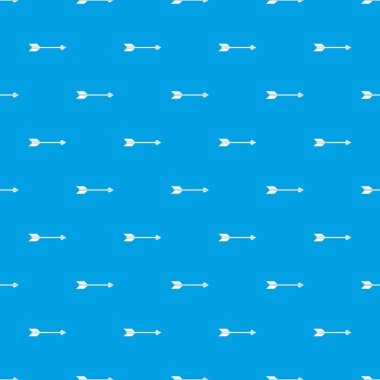 Uzun ok desen kesintisiz mavi