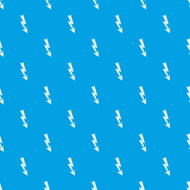 Ok yıldırım desen kesintisiz mavi