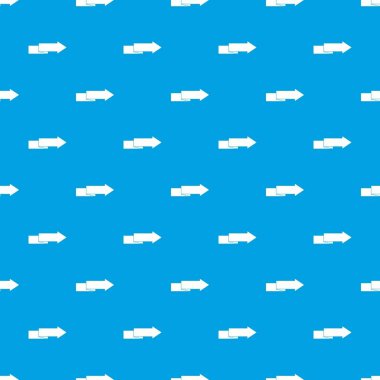 Sağ kalıp kesintisiz mavi oka