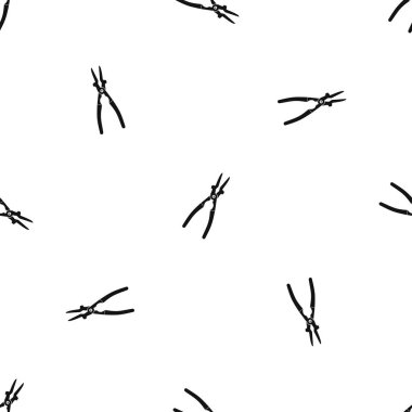 Metal Kaynakçı pense desen sorunsuz siyah