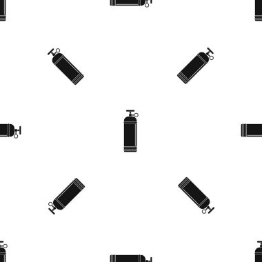 Sıkıştırılmış gaz konteyner model sorunsuz siyah