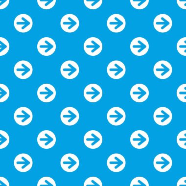 Daire desen kesintisiz mavi ok