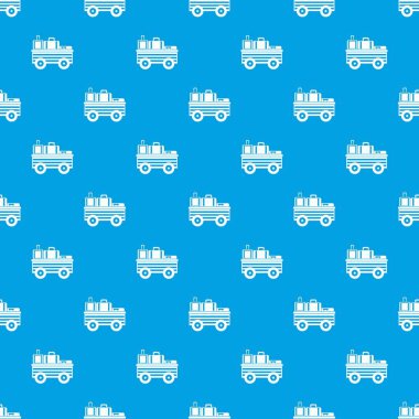 Bagaj desen kesintisiz mavi Servis arabası