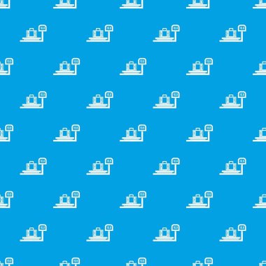 Bagaj tartı desen kesintisiz mavi
