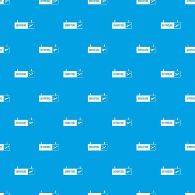 Havaalanı Kalkış işareti kesintisiz mavi model