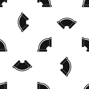 Bağlantı boruları desen sorunsuz siyah