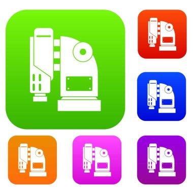 Çekiçleri makine renk koleksiyonu ayarla