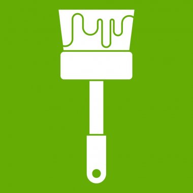 Boya fırça simgesi yeşil