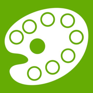 Resim paleti simgesi yeşil