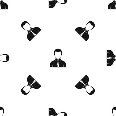 İşadamı desen sorunsuz siyah