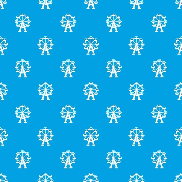 Dönme dolap desen kesintisiz mavi