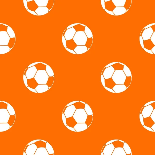 Voetbal bal patroon naadloos — Stockvector