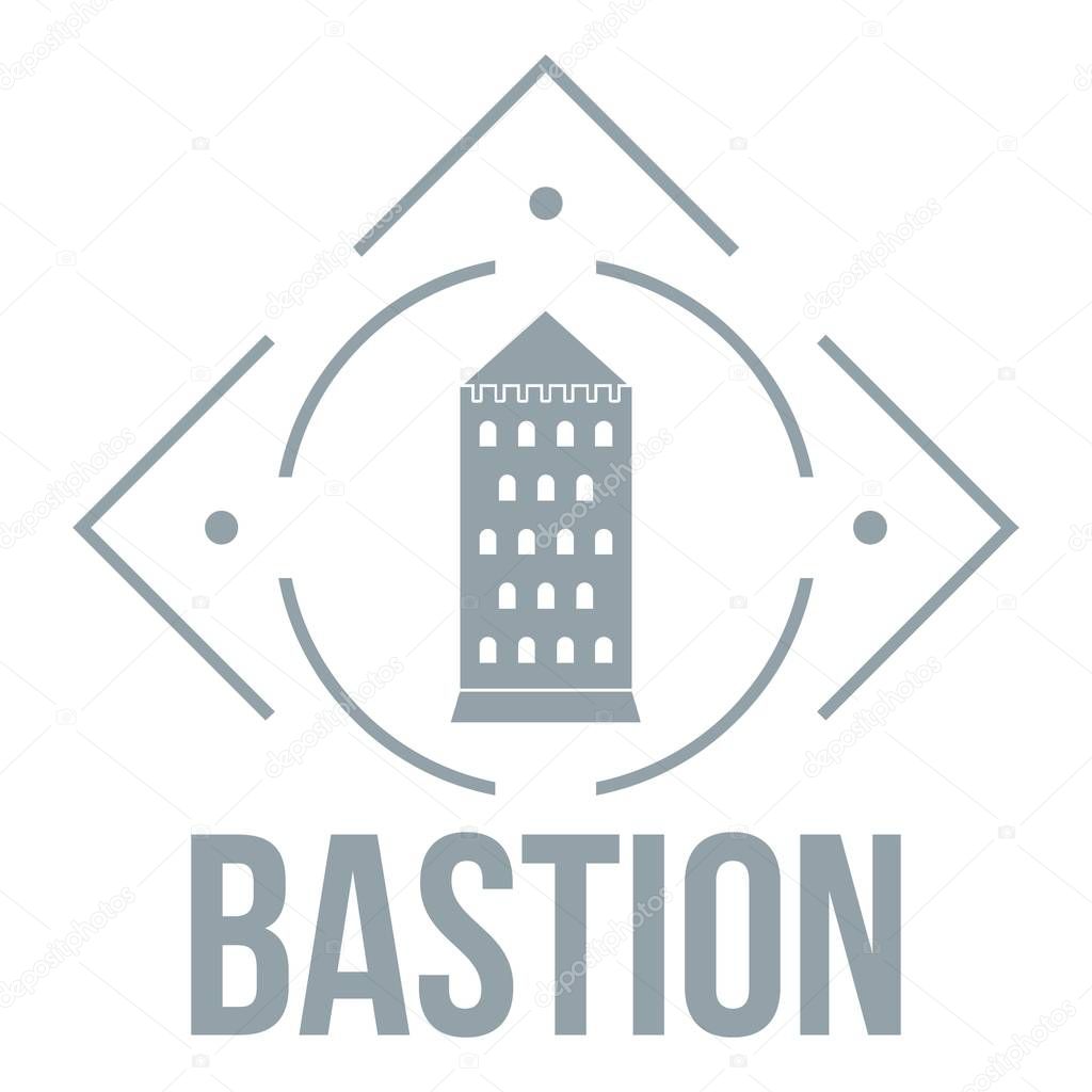Bastion logo, simple gray style