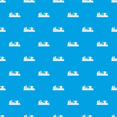 Oyuncak araba desen kesintisiz mavi