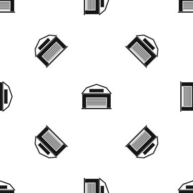 Endüstriyel Bina Model sorunsuz siyah