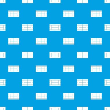 Tenis Kortu desen kesintisiz mavi