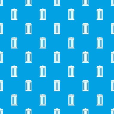 Çöp kesintisiz mavi model