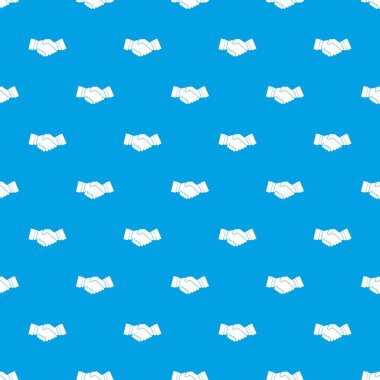 El sıkışma desen kesintisiz mavi