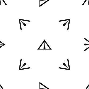 Çadır desen sorunsuz siyah