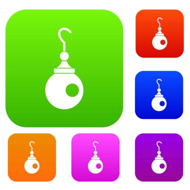 Küpe renk koleksiyonu ayarla