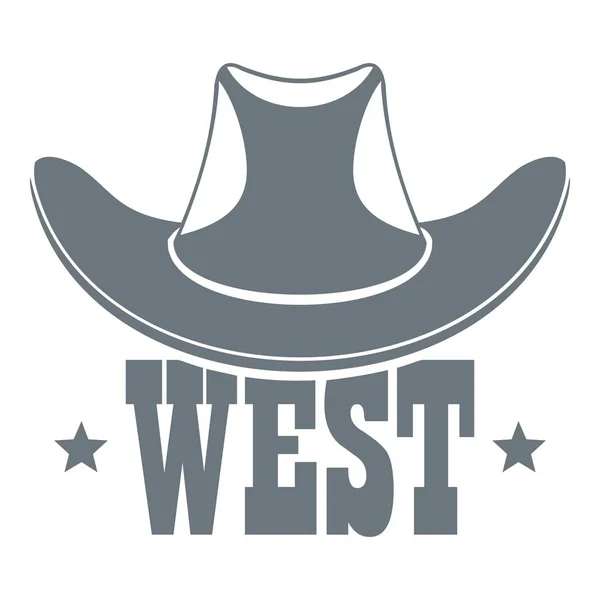 Західний логотип, вінтажний стиль — стоковий вектор