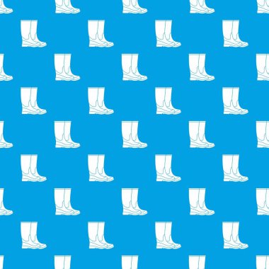 Kesintisiz mavi çizmeler desen
