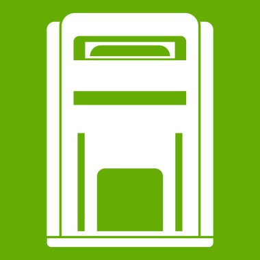 Kare posta kutusu simgesi yeşil