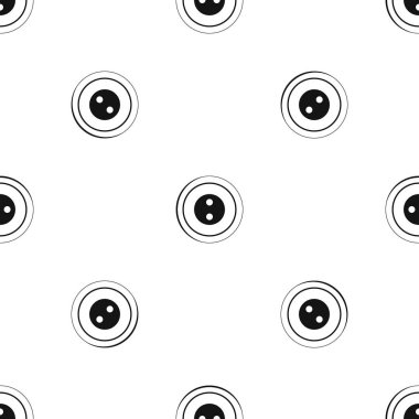 Düğme desen sorunsuz siyah