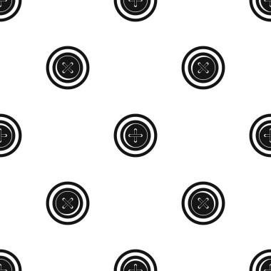 Bir iş parçacığı model sorunsuz siyah dikiş düğme