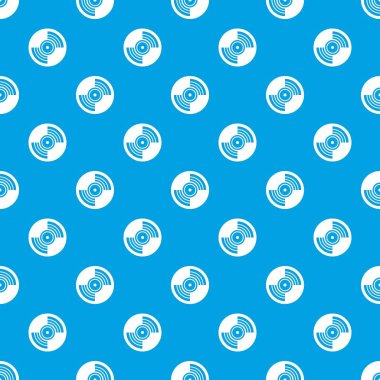 Gramofon vinil Lp kayıt desen kesintisiz mavi