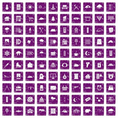 100 windows simgeleri grunge mor ayarla