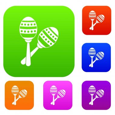 Marakas renk koleksiyonu ayarla