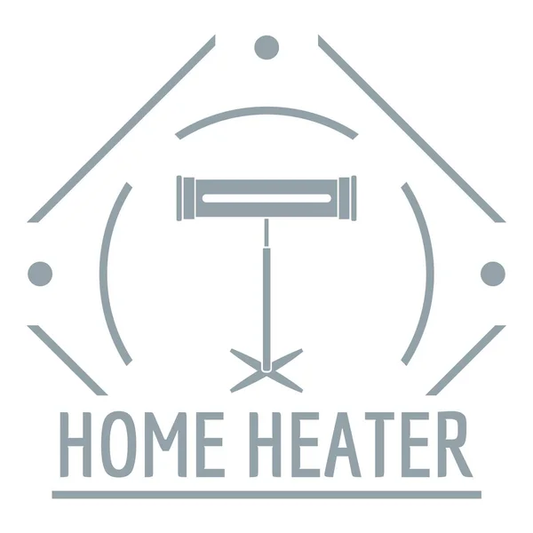 Logotipo del calentador Comfort, estilo gris simple — Archivo Imágenes Vectoriales