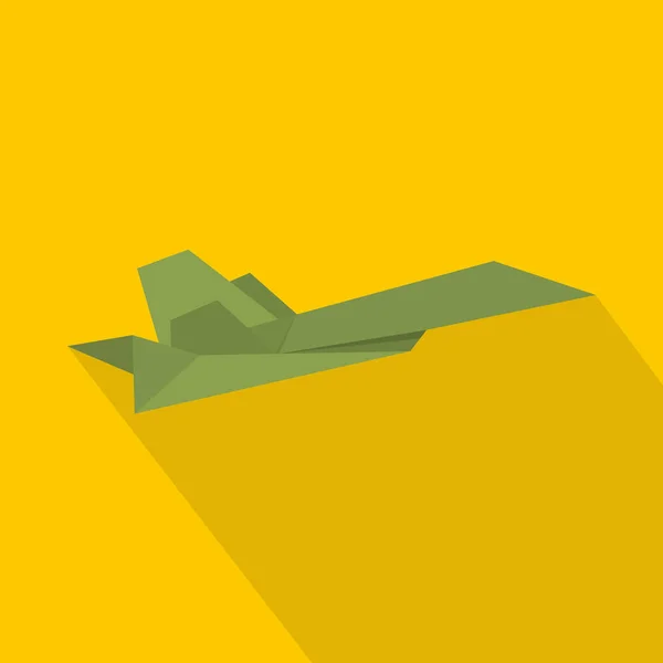 折纸飞机图标，平面样式 — 图库矢量图片