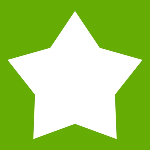 Stjärnan grönt — Stock vektor
