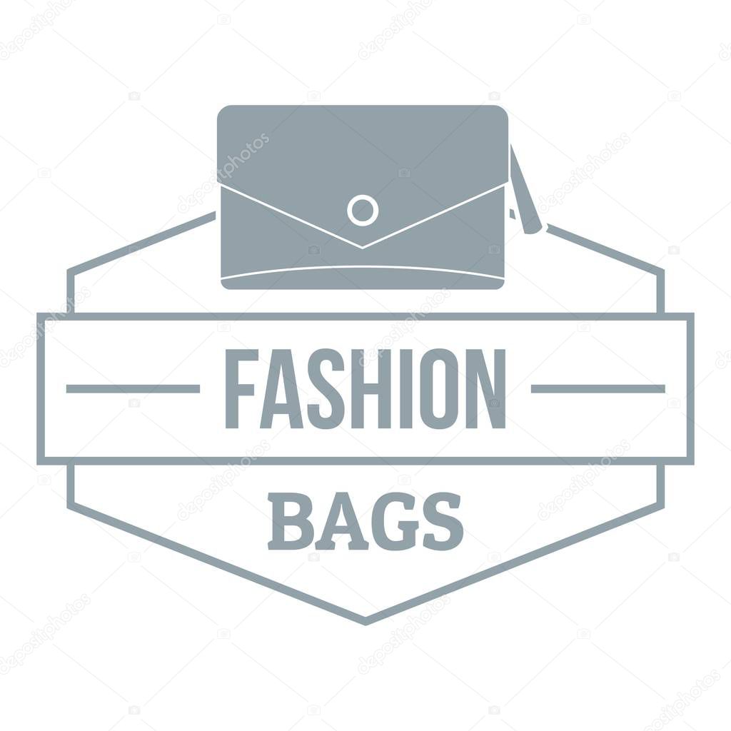 Fashion handbag logo. Simple illustration of fashion handbag vector logo for web