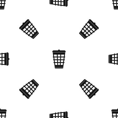 Çöp sorunsuz siyah desen