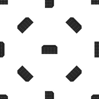 Ahşap palet desen sorunsuz siyah