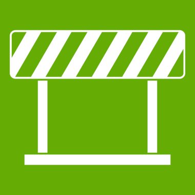 Trafik yasağı işareti simgesi yeşil